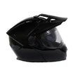 Milwaukee Helmets Gloss Black Ominous Dual Sport Advanced Motorcycle Modular Helmet DOT Approved MPH9821DOT