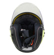 Milwaukee Helmets MPH9823DOT Shift Open Face 3/4 Neon Yellow Helmet Biker w/ Drop Down Visor