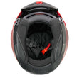 Milwaukee Helmets MPH9826DOT Ionized Flat Red Advanced Motorcycle Modular Helmet w/ Drop Down Visor