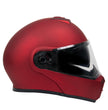 Milwaukee Helmets MPH9827DOT Cypher Flat Red Advanced Motorcycle Modular Helmet w/ Drop Down Visor