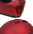 Milwaukee Helmets MPH9827DOT Cypher Flat Red Advanced Motorcycle Modular Helmet w/ Drop Down Visor