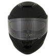 Milwaukee Helmets MPH9835DOT Sweeper Flat Black Advanced Motorcycle Full Face Helmet Biker w/ Drop Down Visor