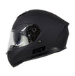 Milwaukee Helmets MPH9835DOT Sweeper Flat Black Advanced Motorcycle Full Face Helmet Biker w/ Drop Down Visor