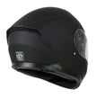 Milwaukee Helmets MPH9835DOT Sweeper Flat Black Advanced Motorcycle Full Face Helmet Biker w/ Drop Down Visor