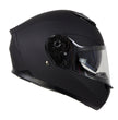 Milwaukee Helmets MPH9835DOT Sweeper Flat Black Advanced Motorcycle Full Face Helmet Biker w/ Drop Down Visor