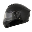 Milwaukee Helmets MPH9836DOT Sweeper Gloss Black DOT Approved Motorcycle Full Face Helmet Biker w/ Drop Down Visor