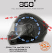 Milwaukee Helmets MPH9836DOT Sweeper Gloss Black DOT Approved Motorcycle Full Face Helmet Biker w/ Drop Down Visor