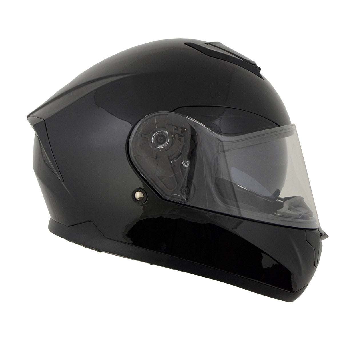 Milwaukee Helmets MPH9836DOT Sweeper Gloss Black DOT Approved