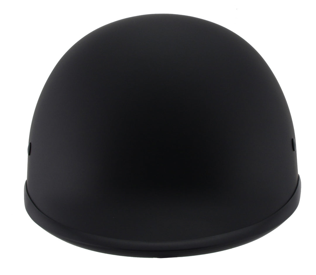 Milwaukee Performance Helmets MPH9860N Derby Novelty Matte Black Half Helmet
