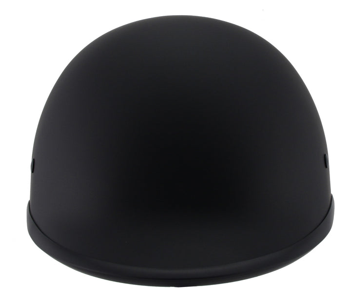 Milwaukee Performance Helmets MPH9860N Derby Novelty Matte Black Half Helmet