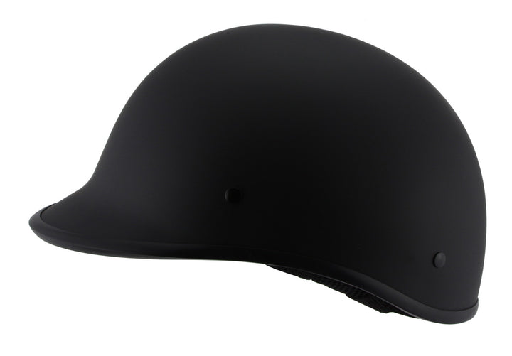 Milwaukee Performance Helmets MPH9860N Derby Novelty Matte Black Half Helmet