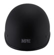 Milwaukee Performance Helmets MPH9860N Derby Novelty Matte Black Half Helmet