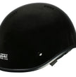 Milwaukee Performance Helmets MPH9861N Derby Novelty Glossy Black Half Helmet