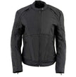 Milwaukee Leather SH1954 Women's Black Textile Jacket with Stud and Wings Detailing