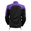 Milwaukee Leather Women's Be Cool Black/Purple Textile Motorcycle Jacket w/ CE Armor - MPL22701
