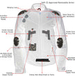 Milwaukee Leather Women's Be Cool Black/Purple Textile Motorcycle Jacket w/ CE Armor - MPL22701