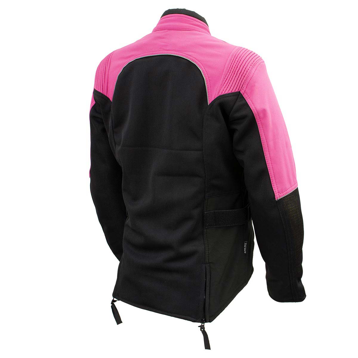 Milwaukee Leather Women's Be Cool Black/Fuchsia Textile Motorcycle