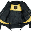 Milwaukee Leather Women's Be Cool Black/Fuchsia Textile Motorcycle Jacket w/ CE Armor - MPL22702