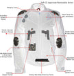 Milwaukee Leather Women's Be Cool Black/Fuchsia Textile Motorcycle Jacket w/ CE Armor - MPL22702