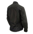 Milwaukee Leather Women's Cool Racer Black Textile Motorcycle Jacket w/ CE Armor - MPL22704