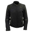 Milwaukee Leather Women's Be Cool Black Textile Motorcycle Jacket w/ CE Armor - MPL22705