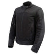 Milwaukee Leather Women's Shade Black Textile Motorcycle Jacket w/ CE Armor - MPL22706