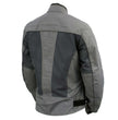 Milwaukee Leather Women's Shade Black/Grey Textile Motorcycle Jacket w/ CE Armor - MPL22707