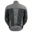 Milwaukee Leather Women's Shade Black/Grey Textile Motorcycle Jacket w/ CE Armor - MPL22707