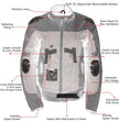 Milwaukee Leather Women's Shade Black/Grey Textile Motorcycle Jacket w/ CE Armor - MPL22707