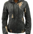 Milwaukee Leather MPL2779 Women's Mossy Oak Eclipse Zipper Front Hoodie
