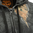 Milwaukee Leather MPL2779 Women's Mossy Oak Eclipse Zipper Front Hoodie