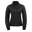 Milwaukee Leather MPL2780 Women's Black Textile and Fleece Combo Jacket