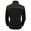 Milwaukee Leather MPL2784 Women's Black Micro Fleece Jacket with Reflective Stripes