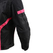 Milwaukee Leather MPL2794 Black and Pink Mesh/Textile Armored Motorcycle Racer Jacket for Women - All Season Jackets