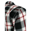 Milwaukee Leather MPM1625 Men's Plaid Flannel Biker Shirt with CE Approved Armor - Reinforced w/ Aramid Fibers