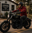Milwaukee Leather MPM1631 Men's Plaid Flannel Biker Shirt with CE Approved Armor - Reinforced w/ Aramid Fiber