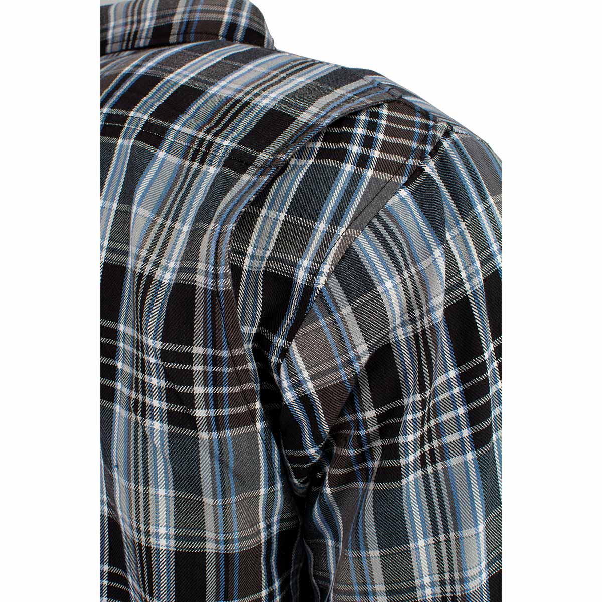 Milwaukee Leather MPM1636 Men's Armored Riding Flannel – Full