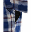 Milwaukee Leather Men's Plaid Flannel Biker Shirt with Aramid Fiber and Armor