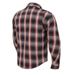 Milwaukee Leather MPM1653 Men's Plaid Flannel Biker Shirt with CE Approved Armor - Reinforced w/ Aramid Fibers