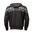 MMCC Men’s Bare Bones Hoodie – Reflective Skull Graphics Front & Back, Full Zip, 100 % Cotton, MPM1681