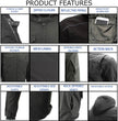 Milwaukee Leather Men's Requiem Mesh and 1300D Nylon Motorcycle Jacket with CE Armor, Removable Hoodie - MPM17018