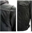 Milwaukee Leather Men's Requiem Mesh and 1300D Nylon Motorcycle Jacket with CE Armor, Removable Hoodie - MPM17018