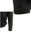 Milwaukee Leather Men's Requiem Mesh and 1300D Nylon Motorcycle Jacket with CE Armor, Removable Hoodie - MPM17018