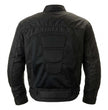 Milwaukee Leather Men's Devious Black Textile Motorcycle Jacket w/ CE Armor - MPM17025