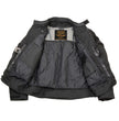 Milwaukee Leather Men's Devious Black Textile Motorcycle Jacket w/ CE Armor - MPM17025
