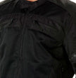 Milwaukee Leather Men's Devious Black Textile Motorcycle Jacket w/ CE Armor - MPM17025