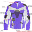 Milwaukee Leather Men's Invasion Black/Neon Textile Motorcycle Jacket w/ CE Armor - MPM17028