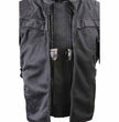 Milwaukee Leather Men's Shadow Black Textile Motorcycle Jacket w/ CE Armor - MPM17030