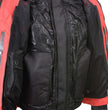 Milwaukee Leather Men's Venture Black/Red Textile Motorcycle Jacket w/ CE Armor - MPM17031