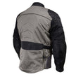Milwaukee Leather Men's Venture Dark Grey/Black Textile Motorcycle Jacket w/ CE Armor - MPM17032
